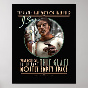 Exponeringsglaset: Töm mestadels utrymme (16x20") Poster