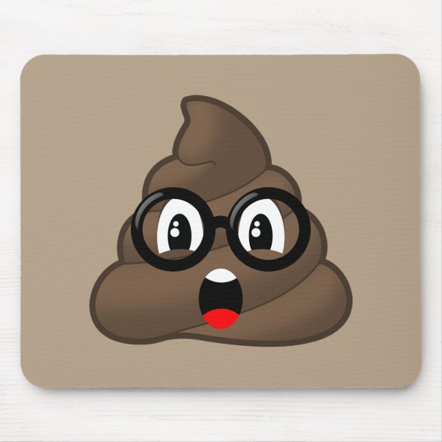 ExponeringsglasOh Poop Emoji Musmatta (Framsidan)