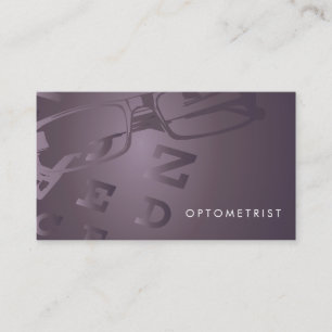 Exponeringsglasoptometrikervisitkort Visitkort