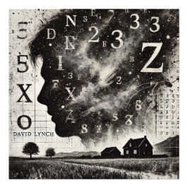 Exponeringsnummer för dubbla David Lynch-Inspired Fototryck