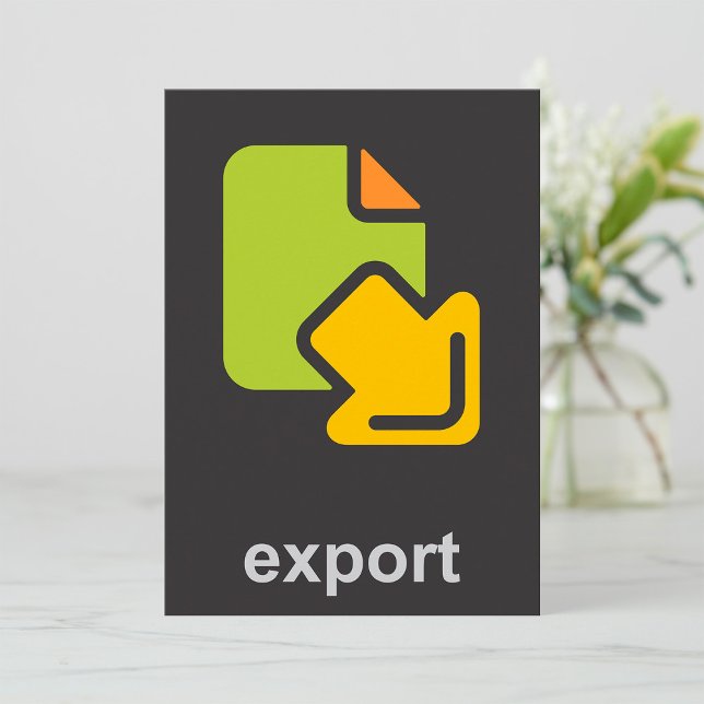 Export Icon Inbjudningar (Skapare uppladdad)