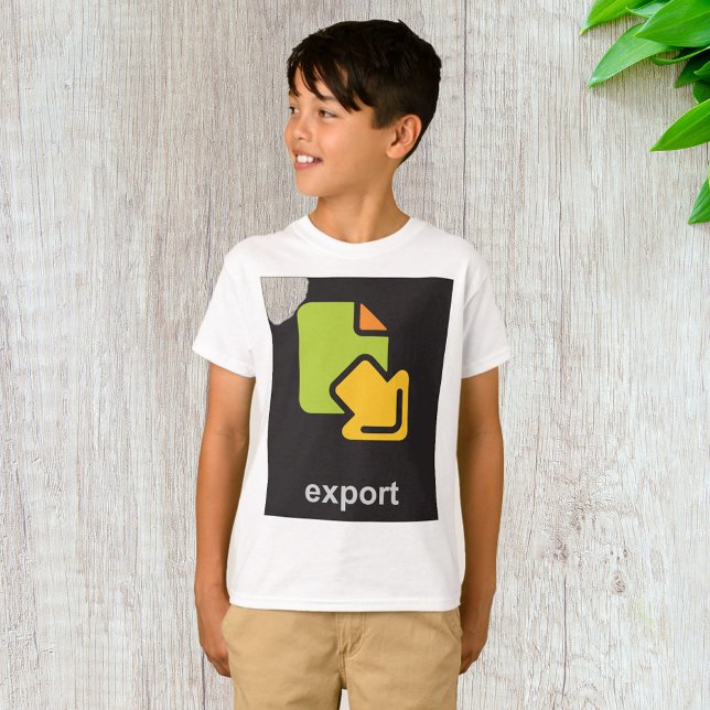 Exportera ikon t shirt (Skapare uppladdad)
