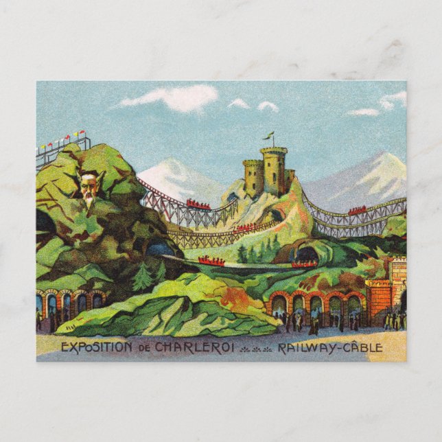 Exposition de Charleroi-vykort Vykort (Framsida)