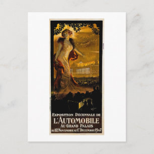 Exposition Decnale de l'Automobile - 1907 Vykort