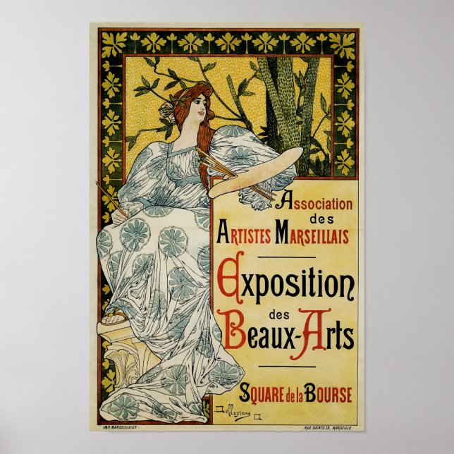 Exposition des Beaux-Arts Poster (Framsidan)
