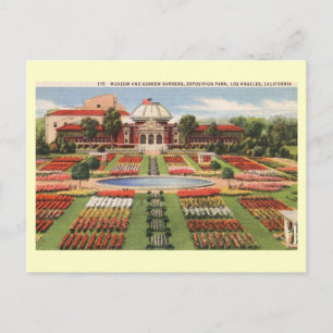 Exposition Park, Los Angeles, Kaliforniens Vintage Vykort