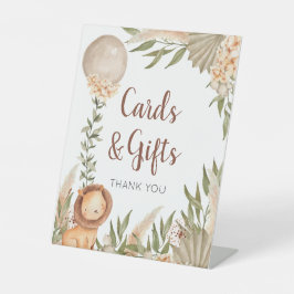 Expositor En L Lion Boho pampas Grass cards & gift
