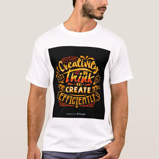 "Express You: Fold & Unique Anpassningsbar T-Shirt (Framsida)