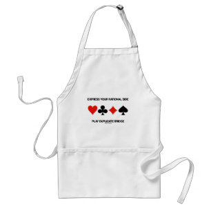 Express Your Rational Side Play Duplicera Bridge Förkläde