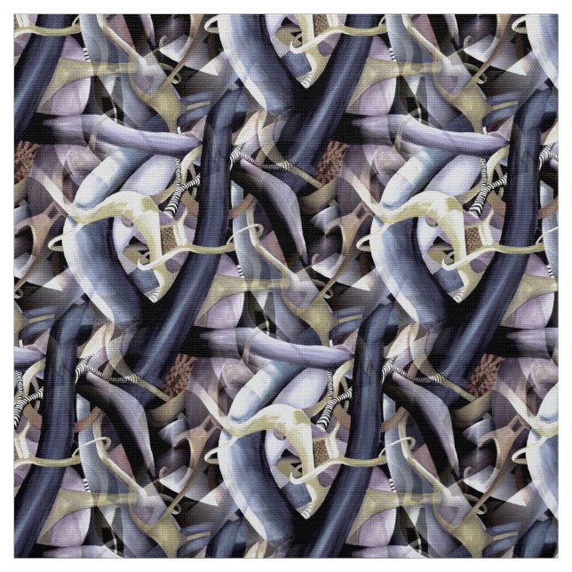 Expressionism Abstrakt optisk Illusion Mönster Tyg (Provkarta)