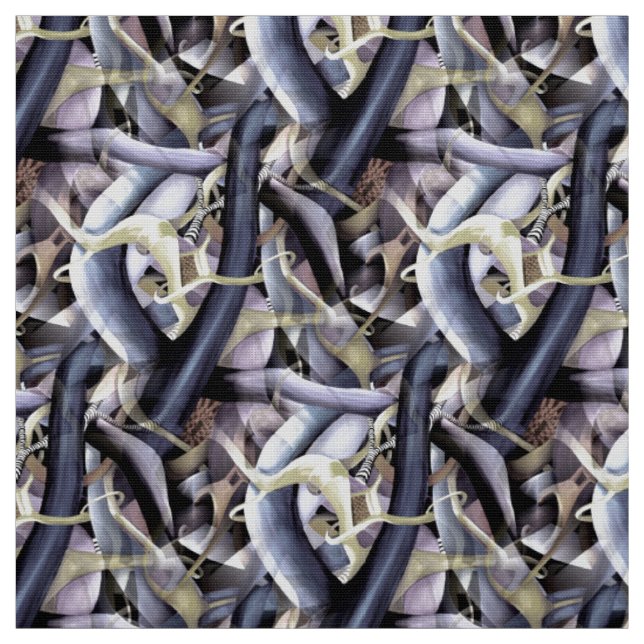 Expressionism Abstrakt Optisk Illusionsmönster Tyg (Provkarta)
