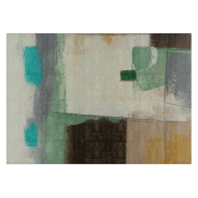 Expressionistisk målning med tunga penseldrag (Framsidan)