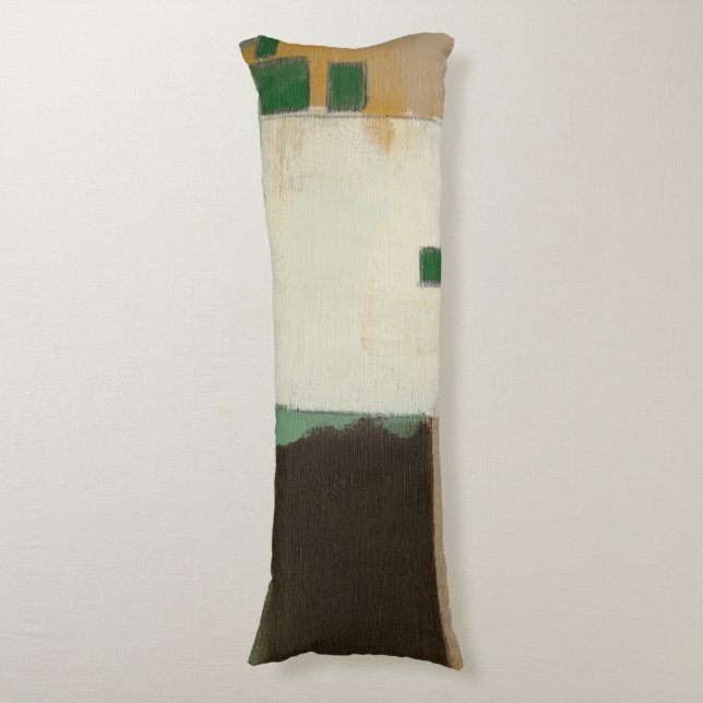 Expressionistisk målning med tunga penseldrag kroppskudde (Framsidan Vertikal)