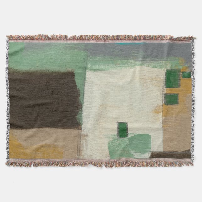 Expressionistisk målning med tunga penseldrag mysfilt (Framsidan)