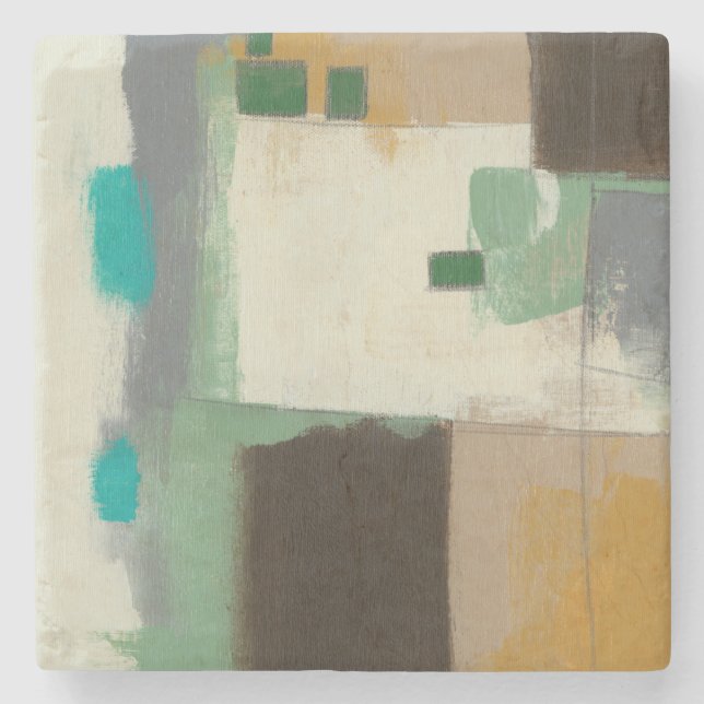 Expressionistisk målning med tunga penseldrag stenunderlägg (Framsidan)