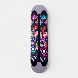Expressive DJ Ögon Mini Skateboard Bräda 18,5 Cm