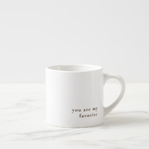 Expresso mugg - du är min favorit espressomugg