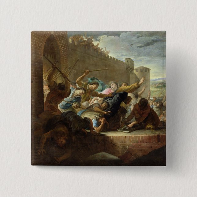 Expulsion av Huguenotsen Knapp (Framsida)