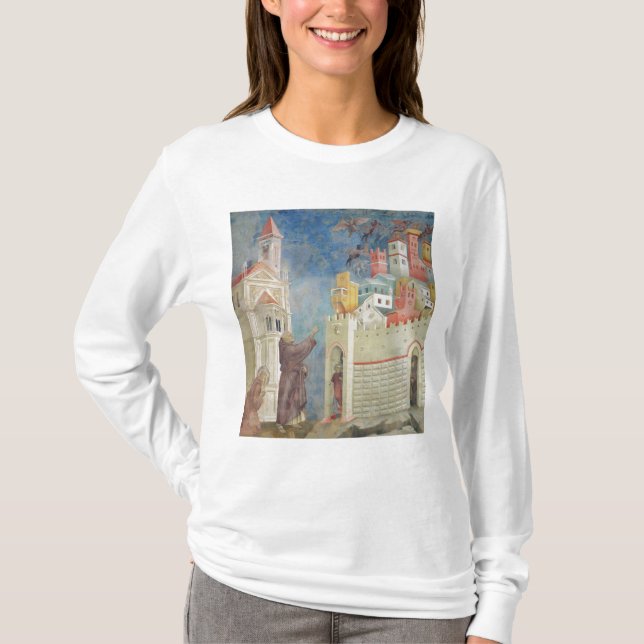 Expulsionen av djävular från Arezzo, 1297-99 Tee Shirt (Framsida)