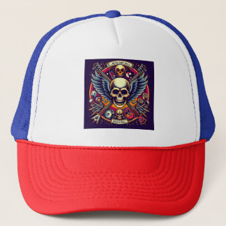 Exquim Skull och Bones Traditional Artistry 🎨 Keps