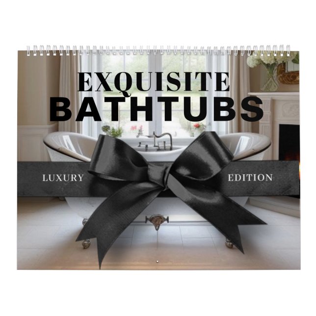 Exquisite Bathtub Calendar Kalender (Omslag)