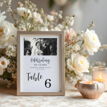 Exquisite Black White Elegant Wedding Anniversarie
