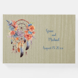 Exquisite Boho Dream Catcher Bröllop Gästböcker