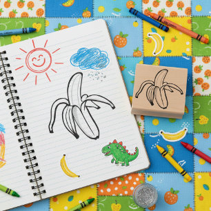 Exquisite Etched Banana Art Stämpel