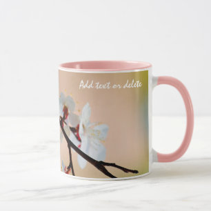 Exquisite Japansk Apricot Flowers Mugg