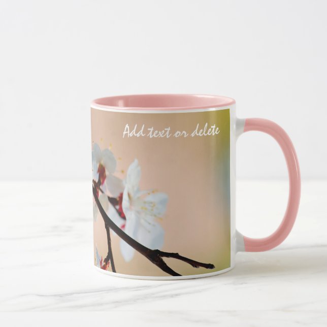 Exquisite Japansk Apricot Flowers Mugg (Höger)