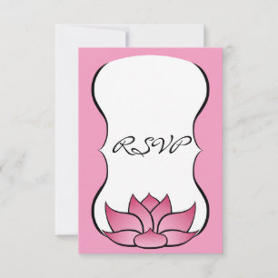 Exquisite Lotus in Rosa OSA kort