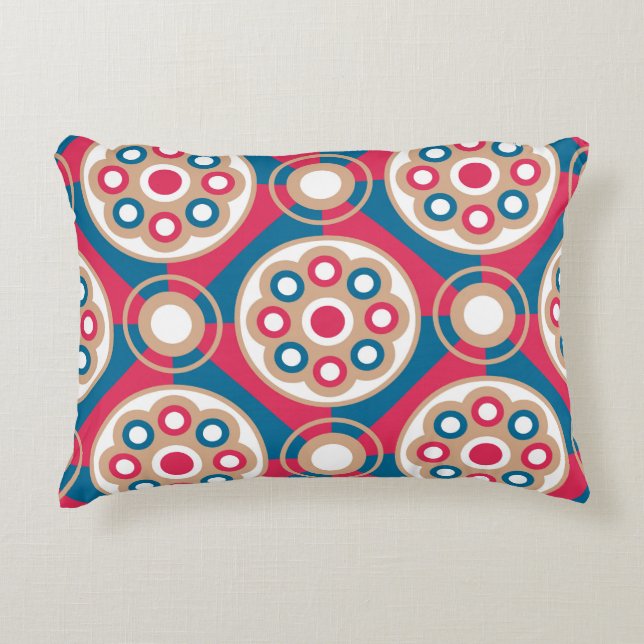 Exquisite, luxurious, medieval seamless mönster. prydnadskudde (Framsidan)