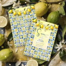 Exquisite Mediterranean Tiles Floral & Lemons  Spara Datumet