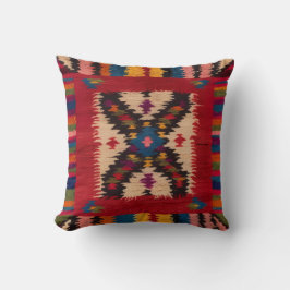 "Exquisite Red Kilim Pillows in Paris: Add a Paris Kudde