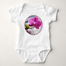 Exquisite Rosa Orchid Rests on Silver Plate T Shirt