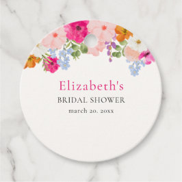Exquisite Spring Floral Bridal Shower Gåvor Etiketter
