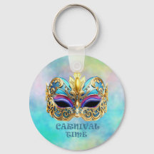 Exquisite Venectian Mask on a Färgad Background