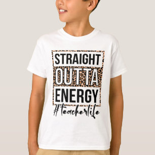 Exta Energy Teacher-livet förra dagen i skolgåva T Shirt
