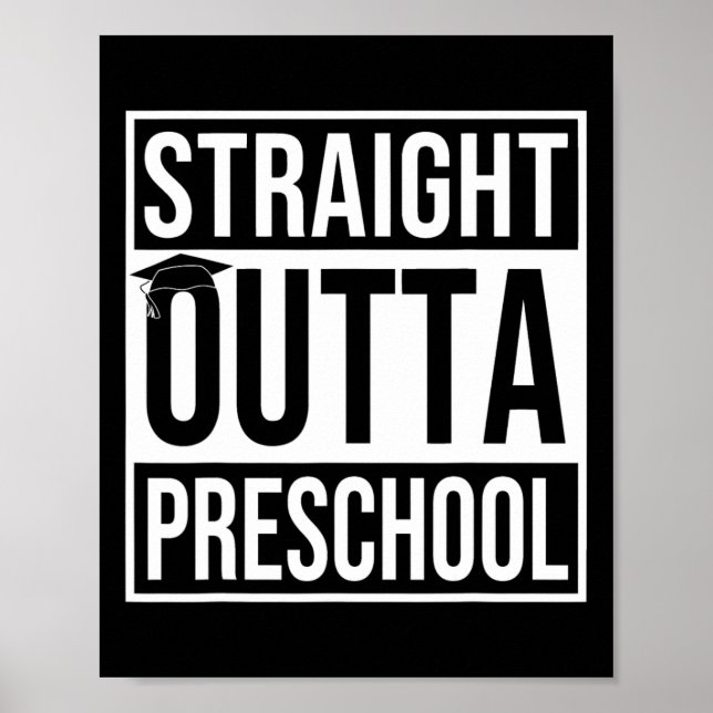 Exta Preschool Studenten Gift förra skoldagen Poster (Framsidan)