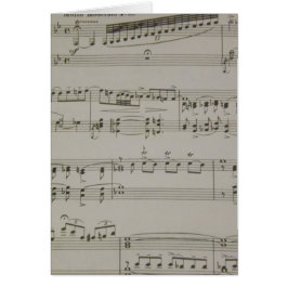 Extas i blått hälsningskort