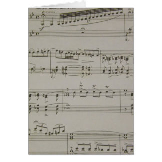 Extas i blått hälsningskort