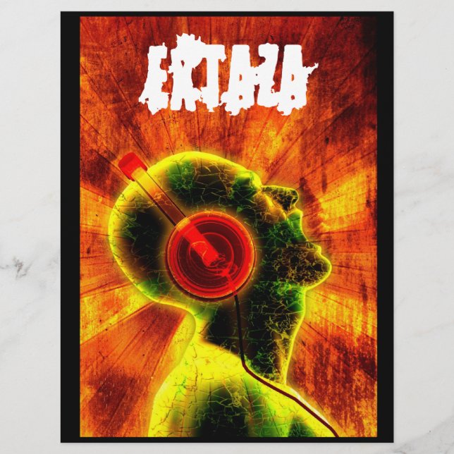 EXTAZA DJ-Folder Reklamblad (Framsidan)