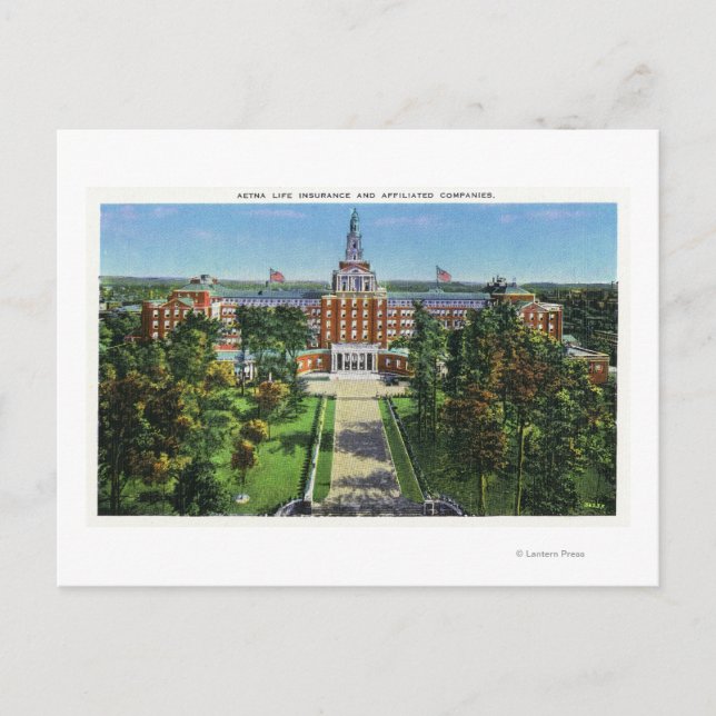 Exteriell syn på Aetna Life Insurance Byggnad Vykort (Framsida)