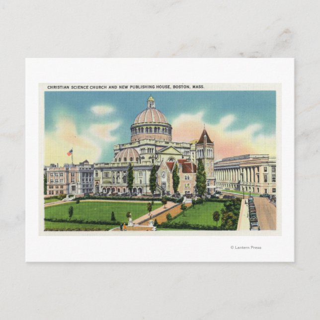 Exteriell syn på New Publishing House Vykort (Framsida)