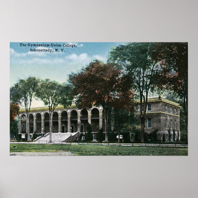 Exteriell syn på Universitetshögskolan Poster (Framsidan)