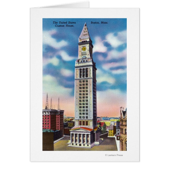 Exteriell syn på US Anpassningsbar House Hälsningskort (Framsidan)