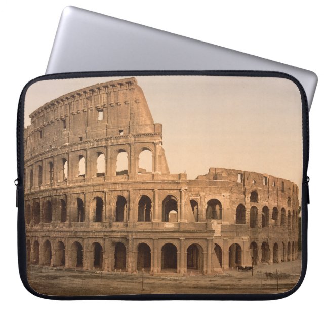 Exteriör av Colosseum, Rom, Italien Laptop Fodral (Framsidan)
