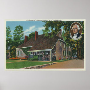 Exteriör för George Washingtons högkvarter Poster