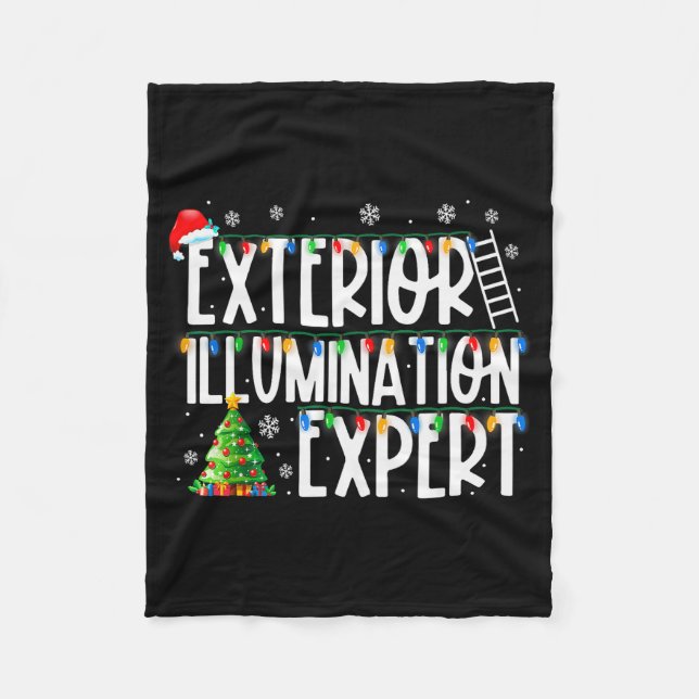 Exterior Illumination Expert Christmas Light Xmas  Fleecefilt (Framsidan)