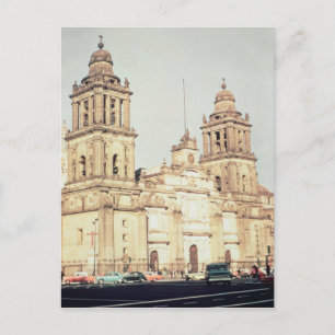 Exterior of Mexico City Cathedral Vykort